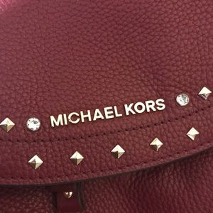 Authentic Michael Kors Riley backpack leather